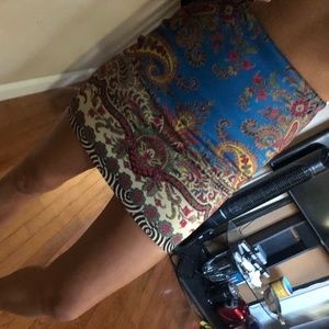 Bebe tight eclectic skirt